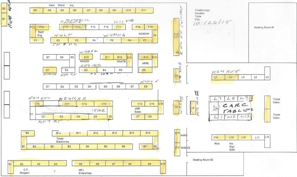 Table / Space Layout